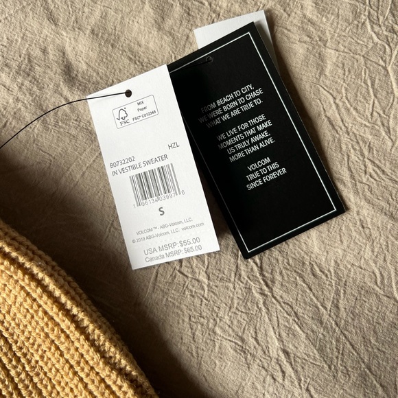 NWT Volcom Sweater Vest - Picture 5 of 7